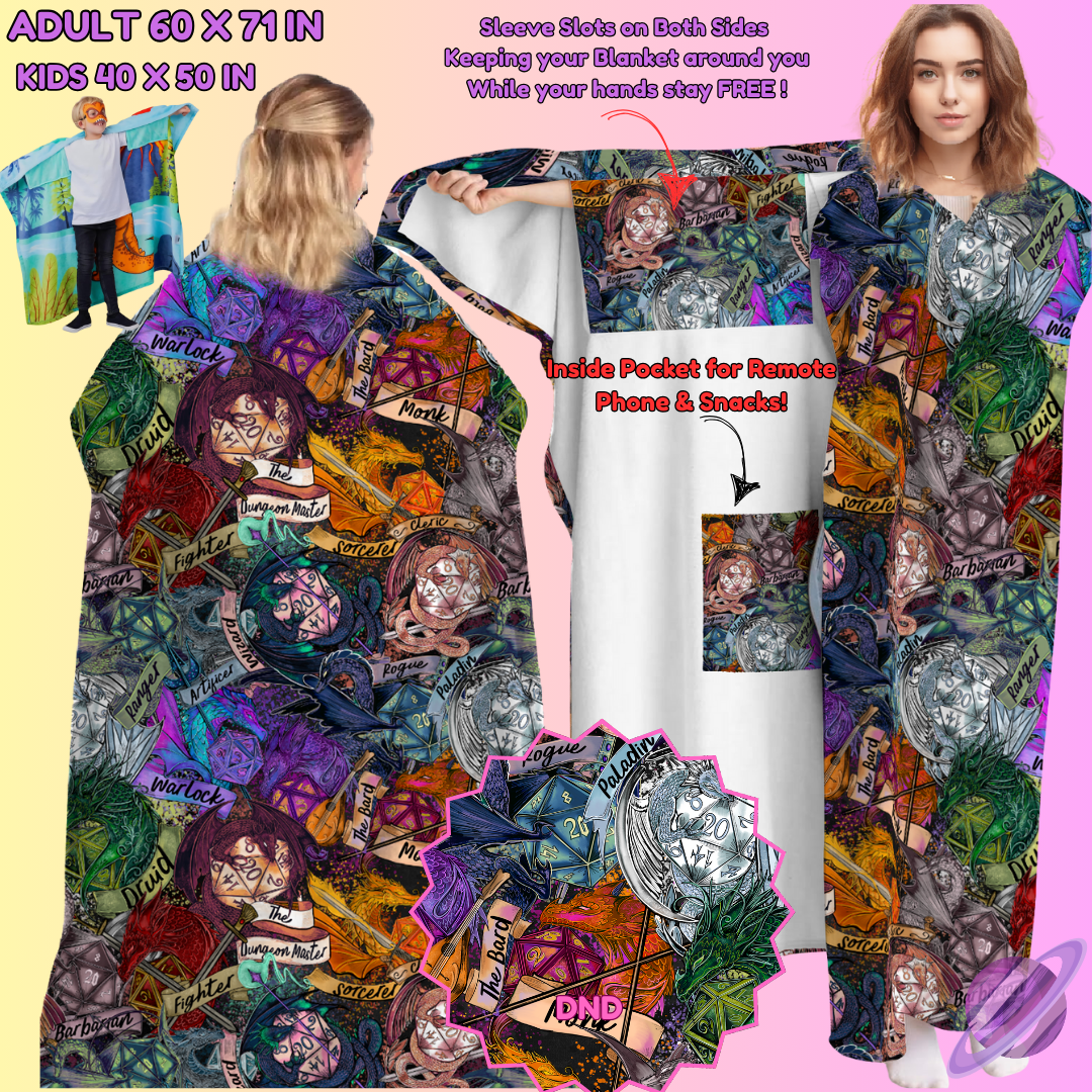 WEARABLE THROW RUN-DND-PREORDER CLOSING 8/31