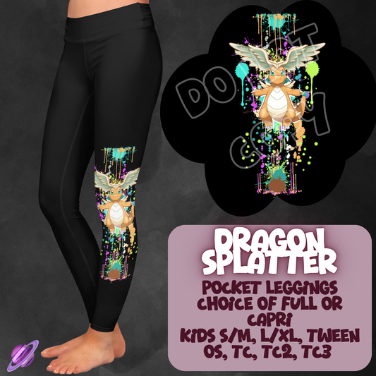 DRAGON SPLATTER - 4 STYLES OF BOTTOMS-PREORDER CLOSING 1/21
