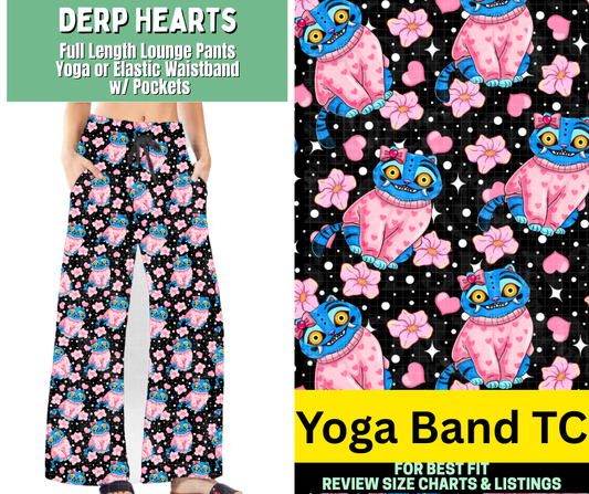 Derp Hearts Full Length Lounge Pants