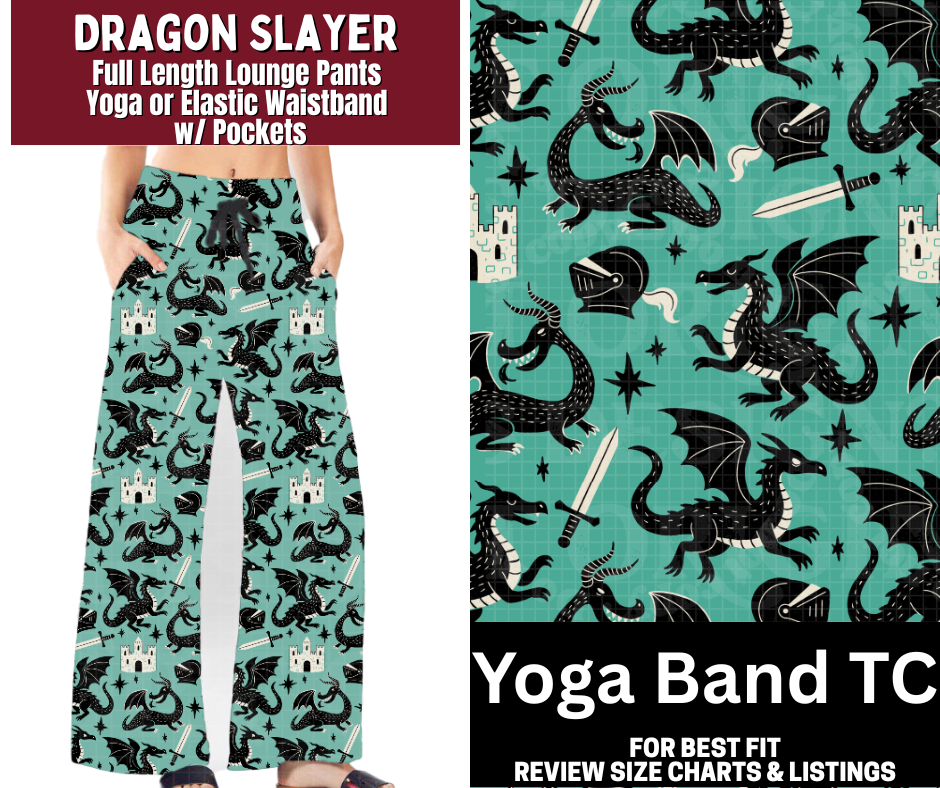 Dragon Slayer Full Length Lounge Pants
