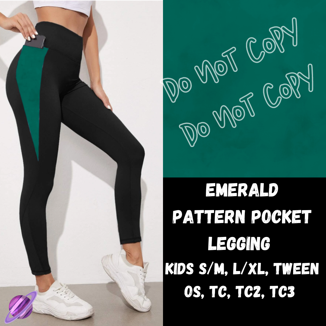 EMERALD - LEGGING/CAPRI/SHORTS -COLORBLAST PPO-PREORDER CLOSING 5/9