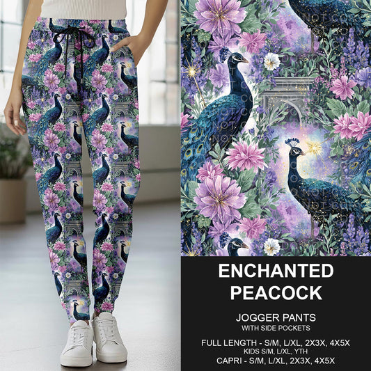 B274 - Preorder Enchanted Peacock Joggers (Closes 2/22. ETA: late April)