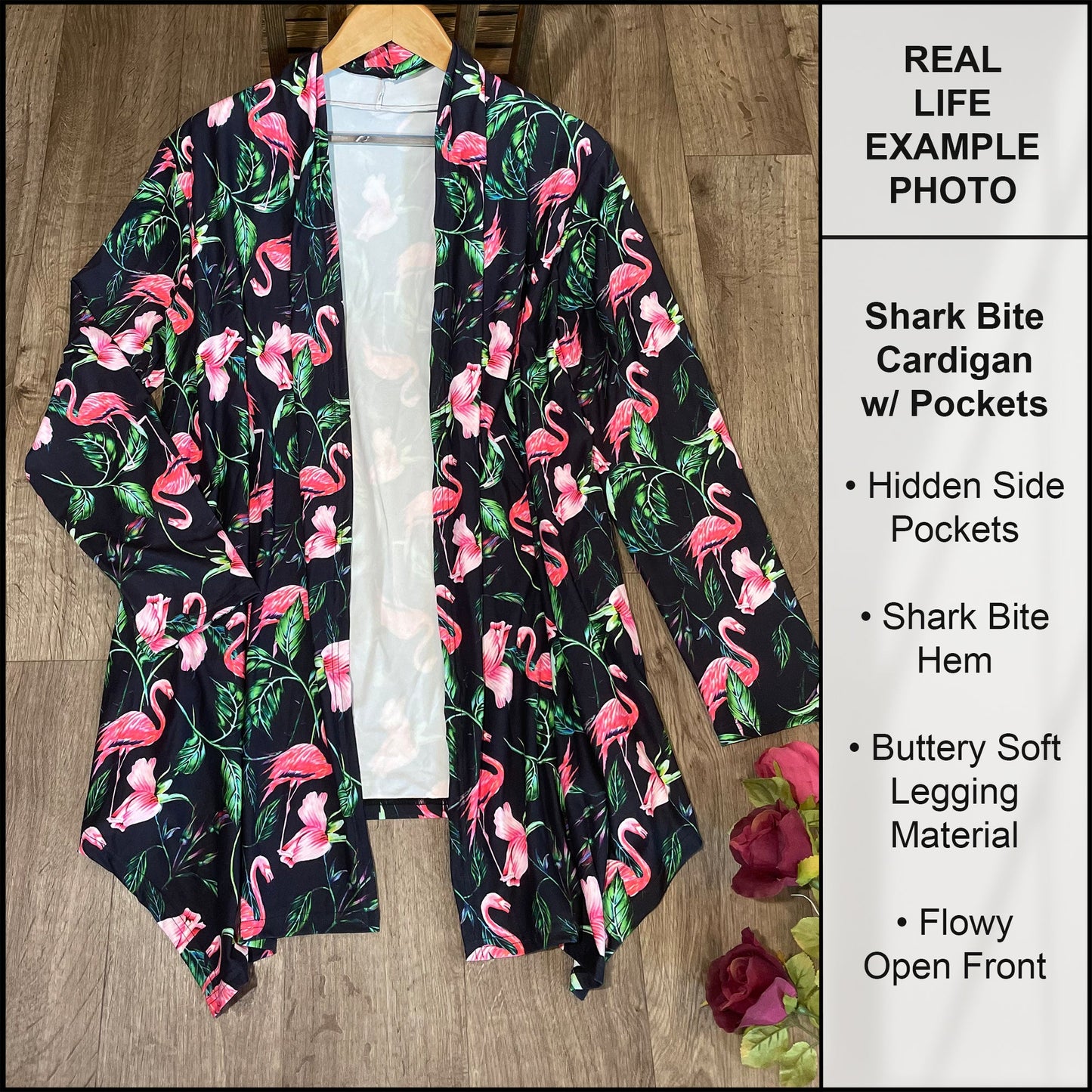 B250 - Preorder Autumn Blooms Cardigan w/ Pockets (Closes 9/07. ETA: early Nov.)