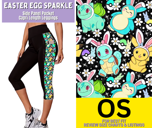 Easter Evolution Capri Leggings w/ Side Leg Designs