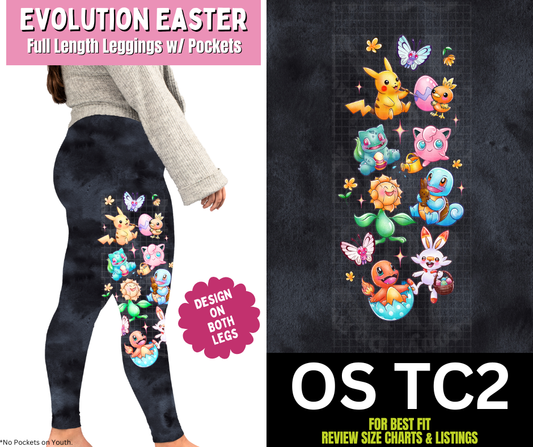Evolution Easter Full Length Leggings w/ Side Leg Designs