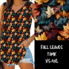 PPO6 RUN- FALL LEAVES - V-NECK TANK PREORDER CLOSING 9/8 ETA EARLY NOV