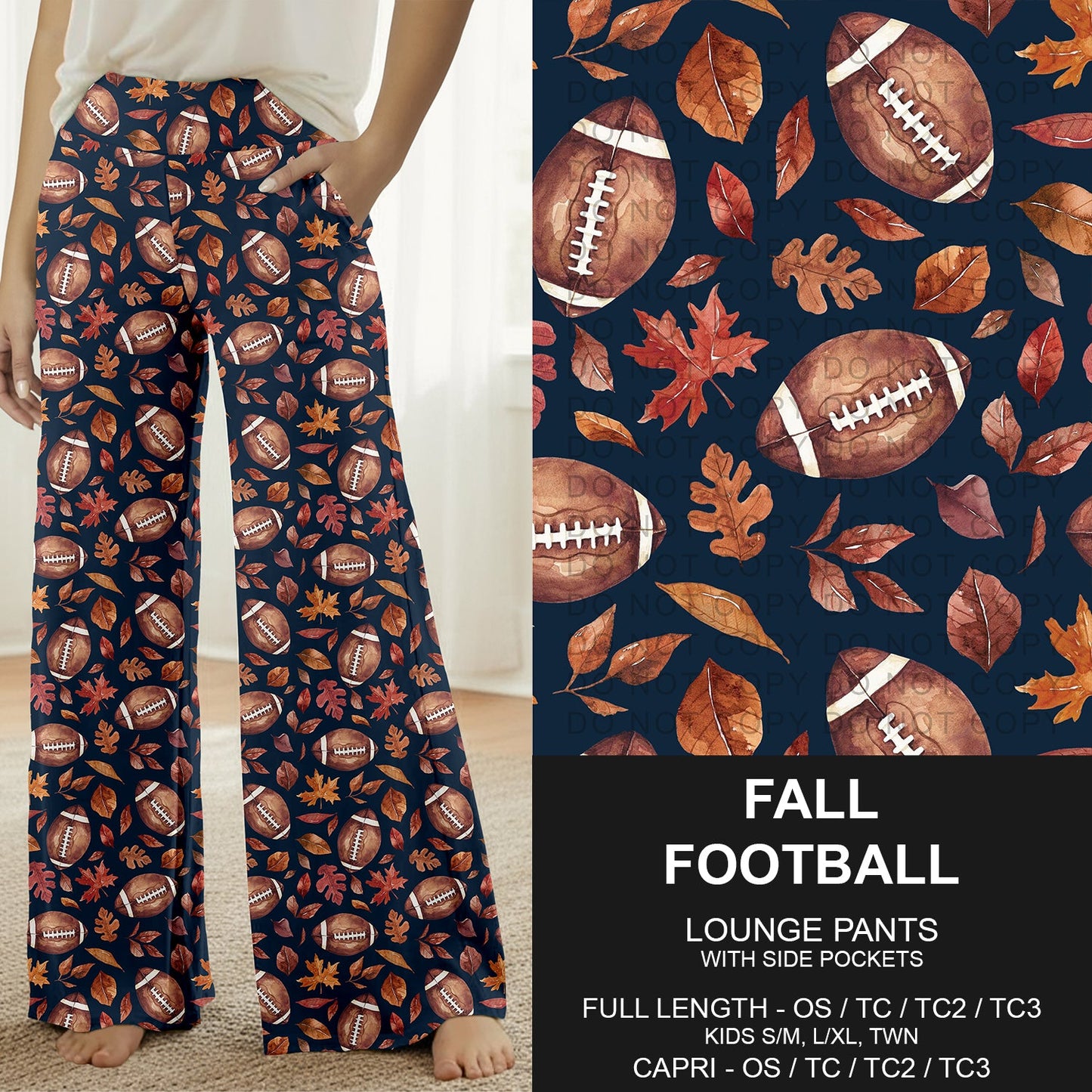 B308 - Preorder Fall Football Lounge Pants (Closes 8/16. ETA: late Oct.)
