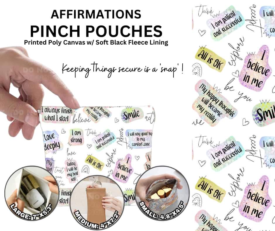 Affirmations Pinch Pouches