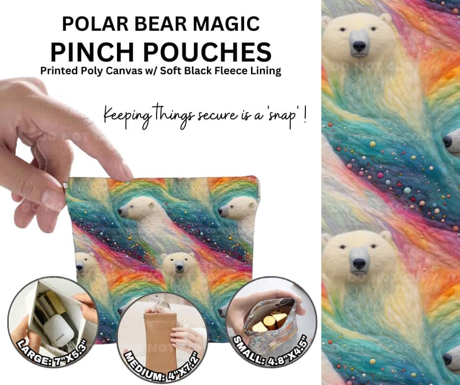 Polar Bear Magic Pinch Pouches