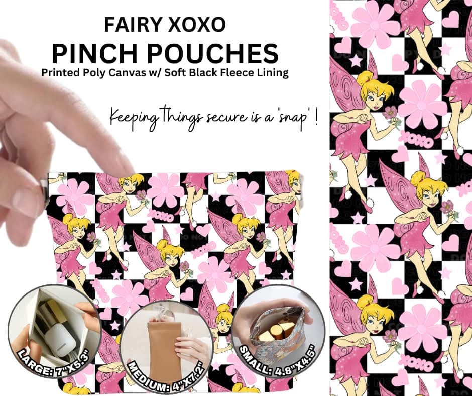 Fairy XOXO Pinch Pouches