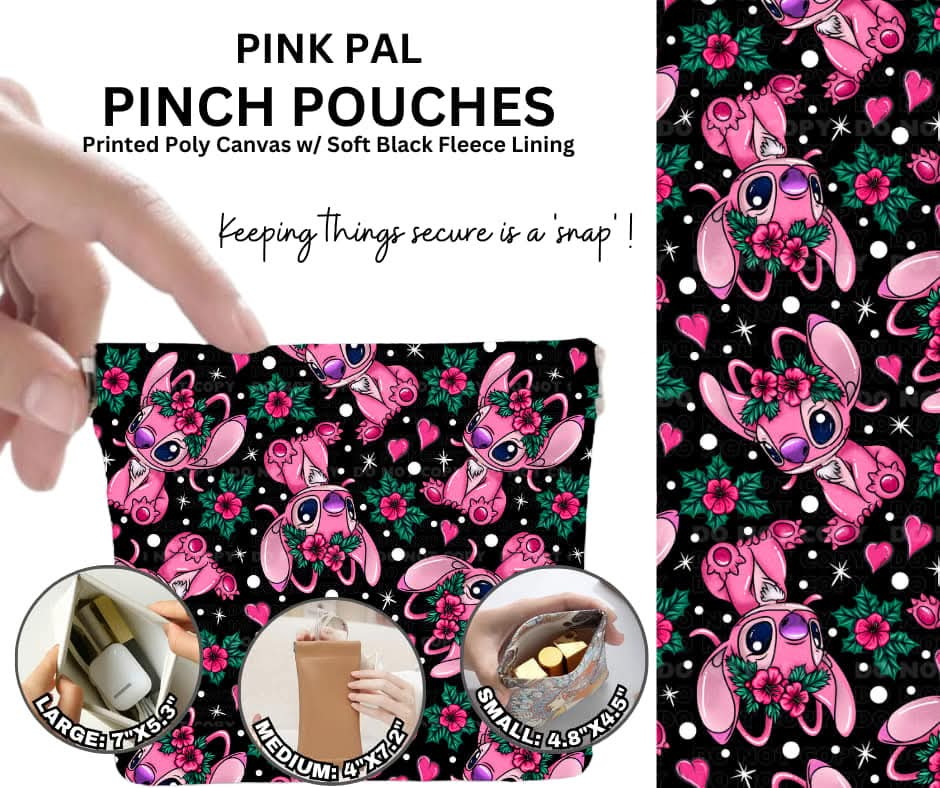 Pink Pal Pinch Pouches