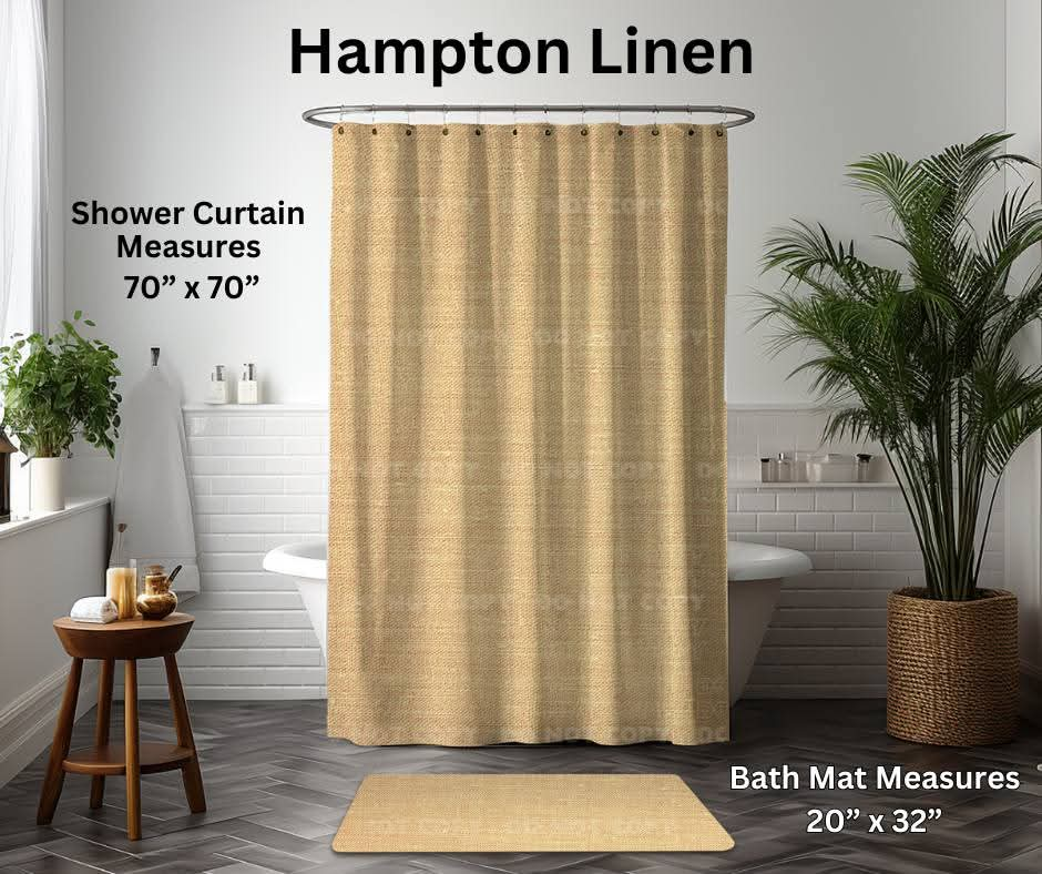 Hampton Linen Custom Bath Mat