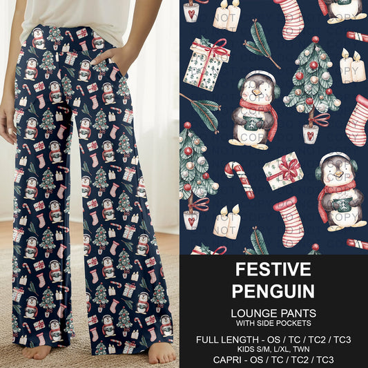 B303 - Preorder Festive Penguin Lounge Pants (Closes 7/26. ETA: early Oct.)