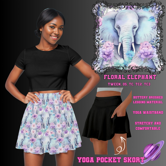 FLORAL ELEPHANT-SKORT 4 PREORDER CLOSING 2/13