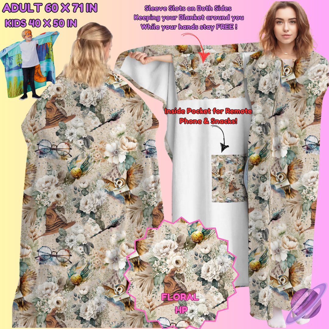 WEARABLE THROW RUN-FLORAL HP-PREORDER CLOSING 8/31