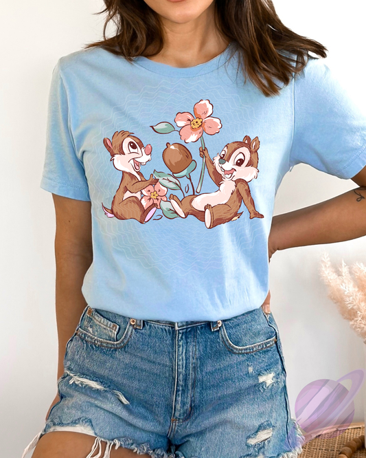 FLORAL MUNKS TEE