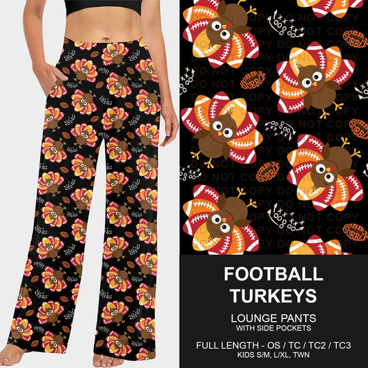 B250 - Preorder Football Turkeys Lounge Pants (Closes 9/07. ETA early Nov.)