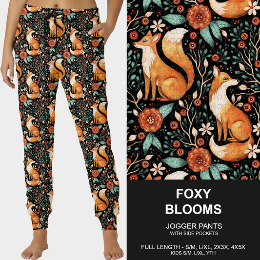 B250 - Preorder Foxy Blooms Joggers (Closes 9/07. ETA early Nov.)