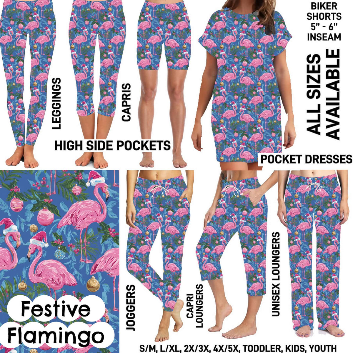 HJXM - Festive Flamingo - Preorder Closing 9/27 ETA: Mid-Nov