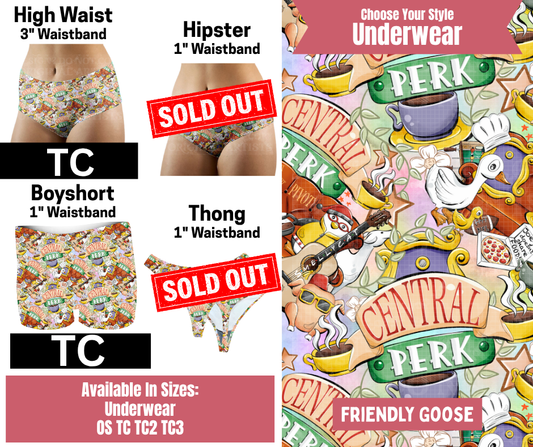 Friendly Goose High Waist, Boyshort Underwear