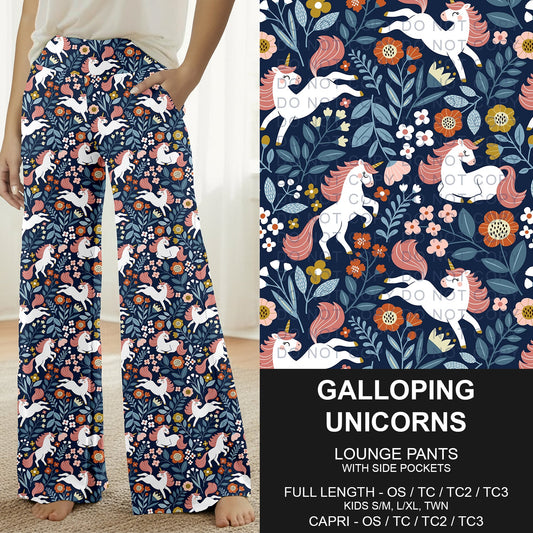 B291 - Preorder Galloping Unicorn Lounge Pants (Closes 5/17. ETA: late July)
