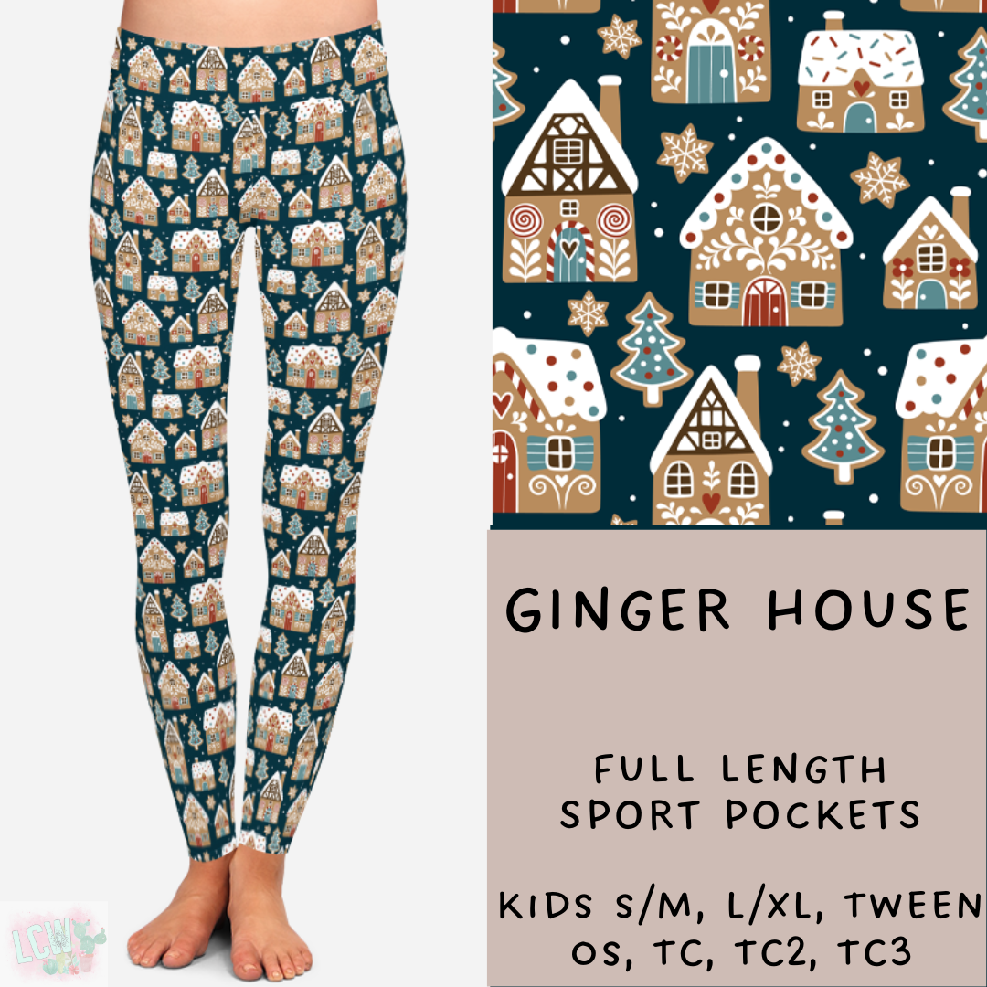 Ready To Ship - Ginger House Leggings