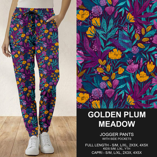 B291 - Preorder Golden Plum Meadow Joggers (Closes 5/17. ETA: late July)
