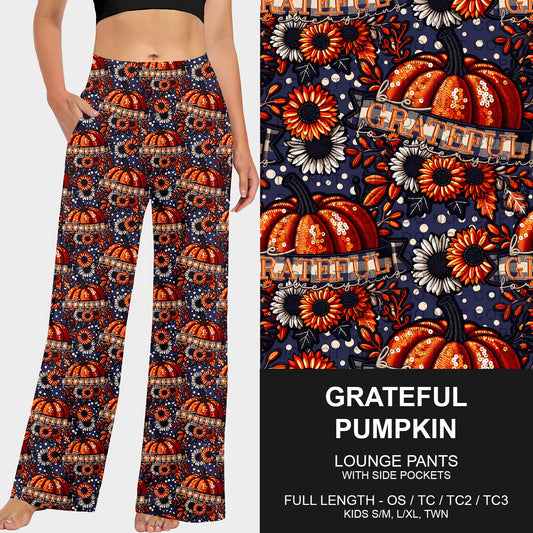 B250 - Preorder Grateful Pumpkin Lounge Pants (Closes 9/07. ETA early Nov.)