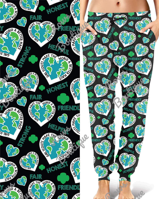 GS WORLD BLACK GS JOGGERS RTS AVAILABLE NOW GSRUN2023