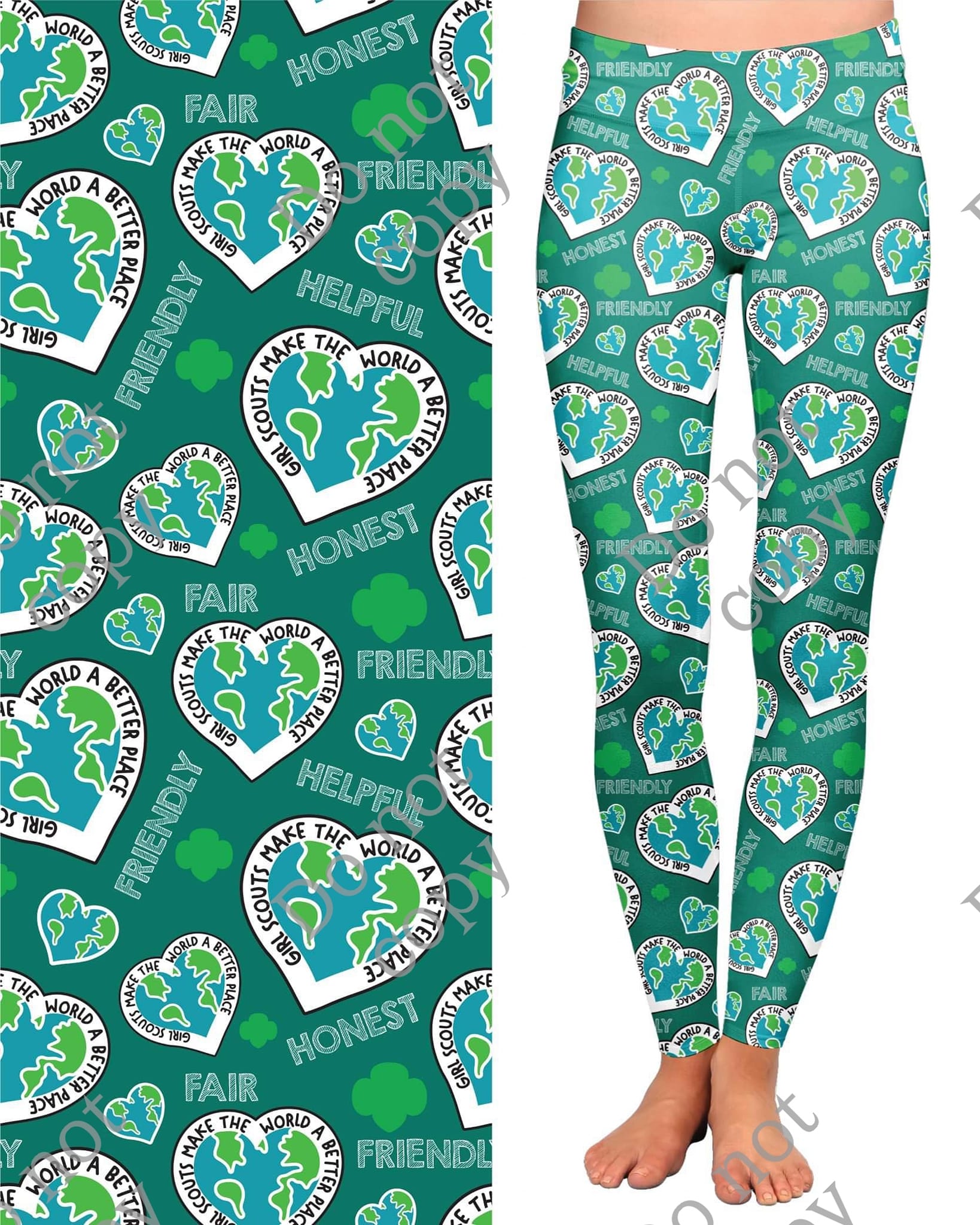 GS WORLD GREEN GS LEGGING RTS AVAILABLE NOW GSRUN2023