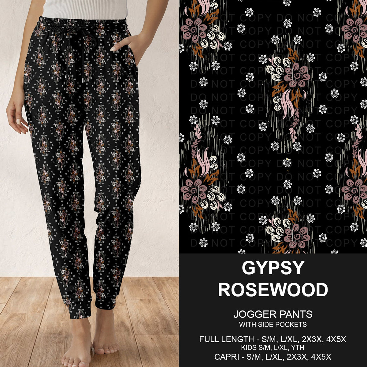 B318 - Preorder Gypsy Rosewood Joggers (Closes 10/25. ETA: late Dec.)