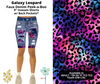 Preorder! Closes 3/26. ETA June. Galaxy Leopard Faux Denim Peekaboo Jamaica Shorts