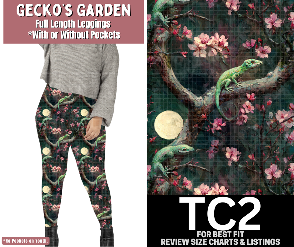 Gecko's Garden Full Length Leggings w/ Pockets