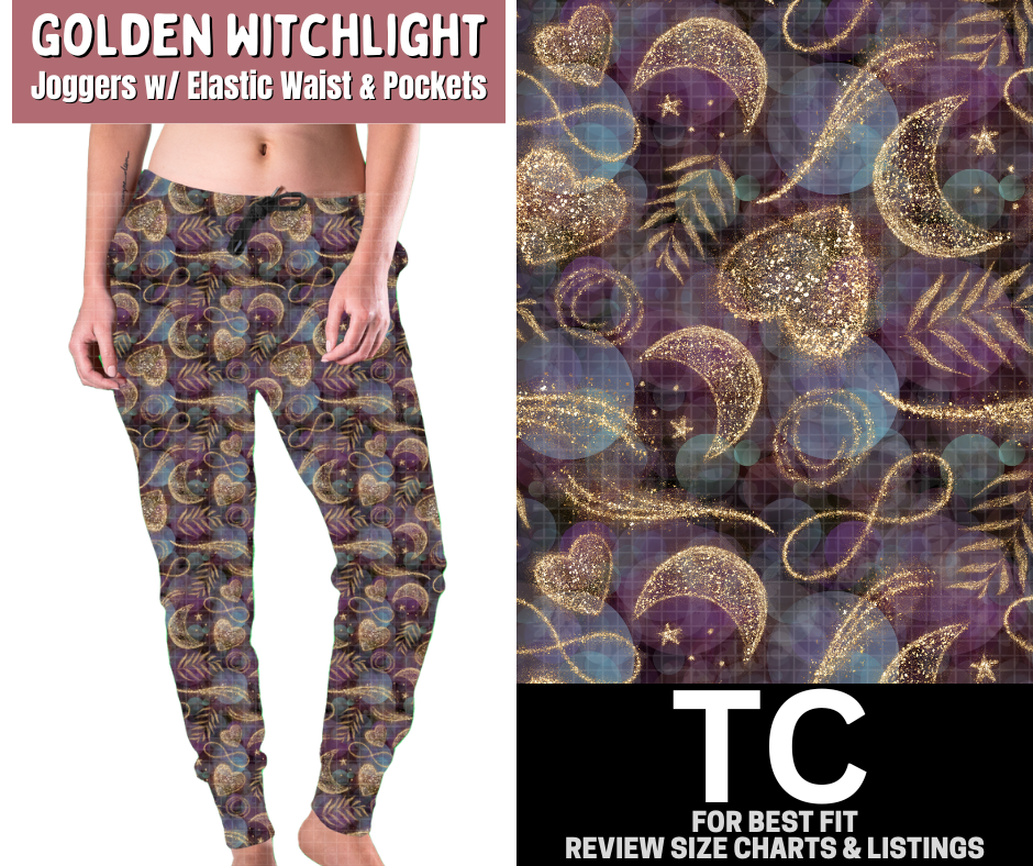 Golden Witchlight Joggers