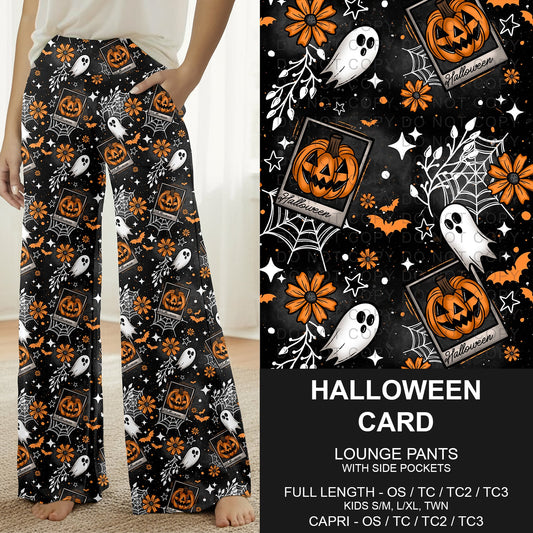 B295 - Preorder Halloween Card Lounge Pants (Closes 6/14. ETA: late Aug.)