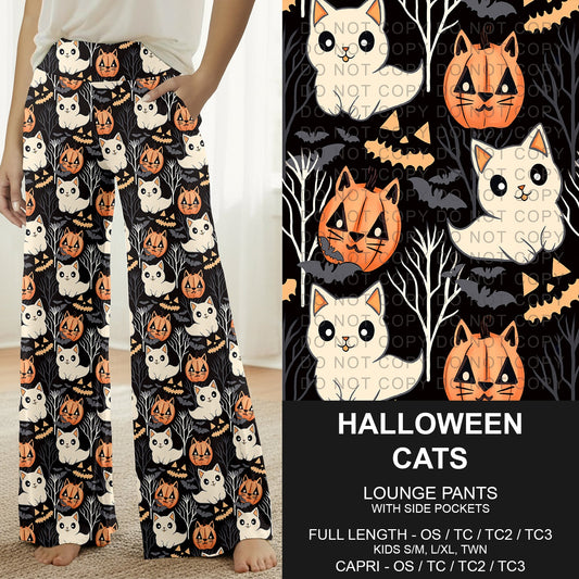 B295 - Preorder Halloween Cats Lounge Pants (Closes 6/14. ETA: late Aug.)