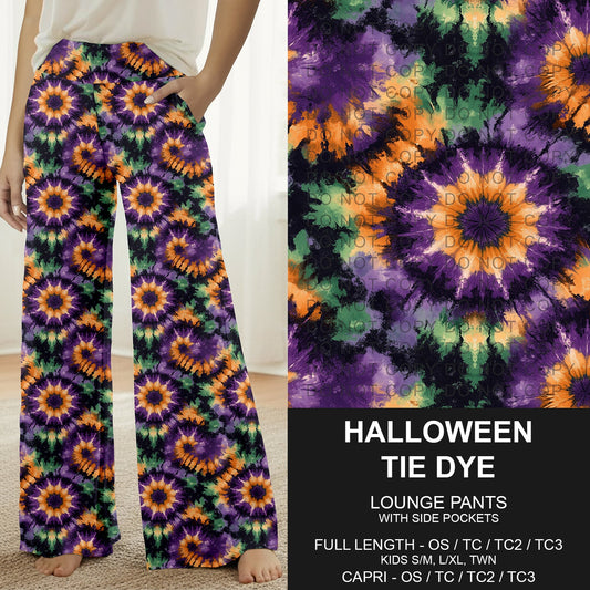 B295 - Preorder Halloween Tie Dye Lounge Pants (Closes 6/14. ETA: late Aug.)