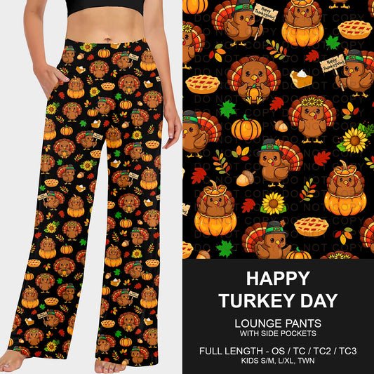 B250 - Preorder Happy Turkey Day Lounge Pants (Closes 9/07. ETA early Nov.)