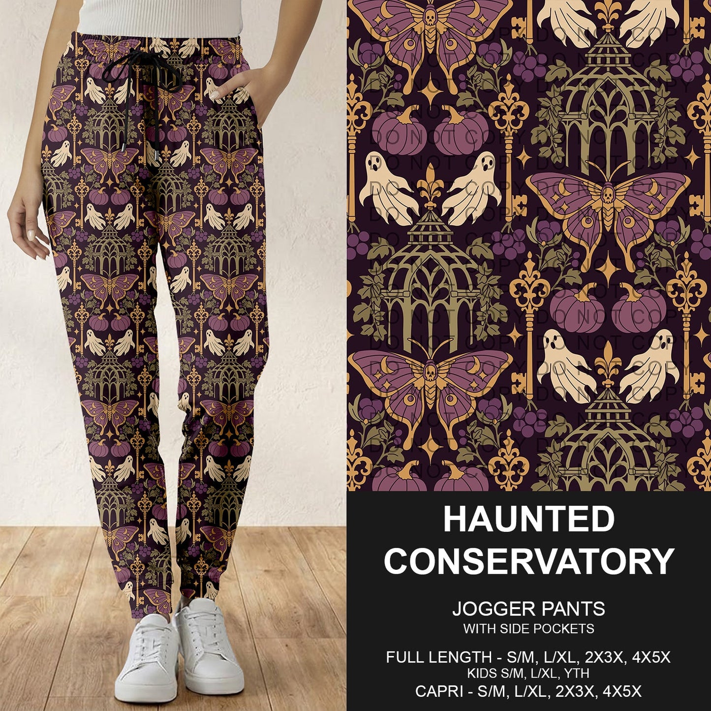 B307 - Preorder Haunted Conservatory Joggers (Closes 8/02. ETA: early Oct.)