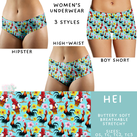 Ready To Ship - Hei Women's Underwear