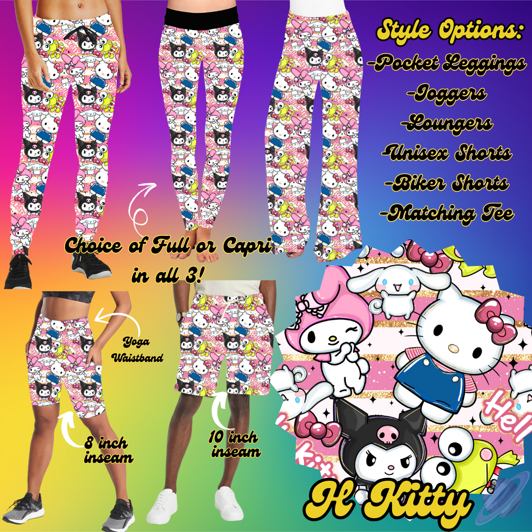 H KITTY- LEGGING/JOGGER/LOUNGER/SHORTS - POLAROID PREORDER CLOSING 2/17