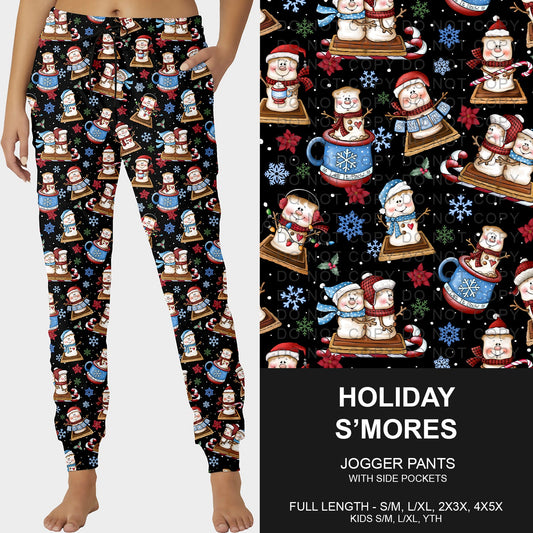 B254 - Preorder Holiday S'mores Joggers (Closes 10/05. ETA early Dec.)