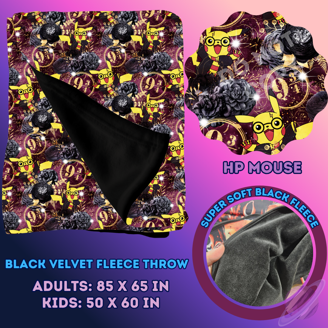 HP MOUSE-SOFT BLACK THROW 11-PREORDER CLOSING 7/13