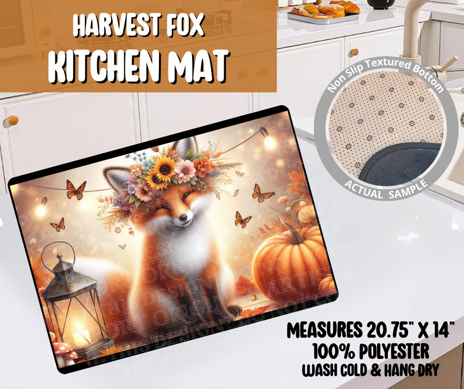 Harvest Fox Kitchen Mat