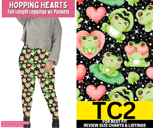 Hopping Hearts Full Length Leggings w/ Pockets