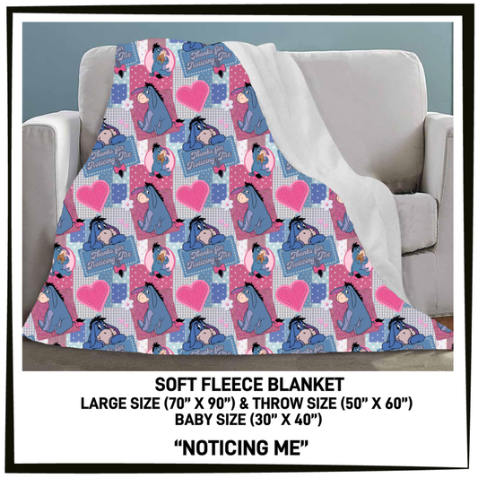 FC7B - Noticing Me Fleece Blanket - Preorder Closing 8/26 ETA: Late Oct