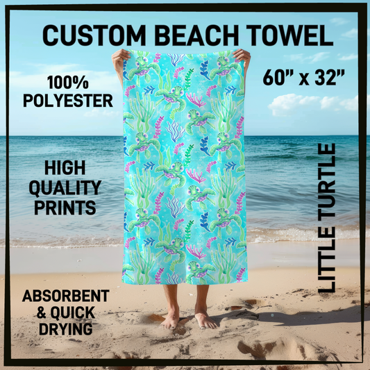 B9TW - Little Turtle Beach Towel - Preorder Closing 6/2 ETA: Early August