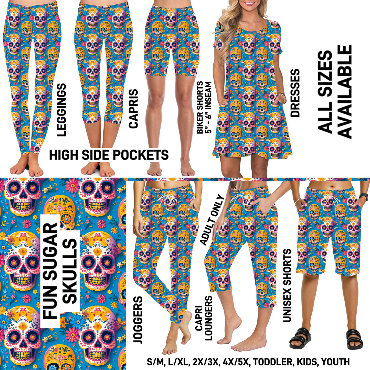 278BT - Fun Sugar Skulls - Preorder Closing 1/11 ETA: Mid March