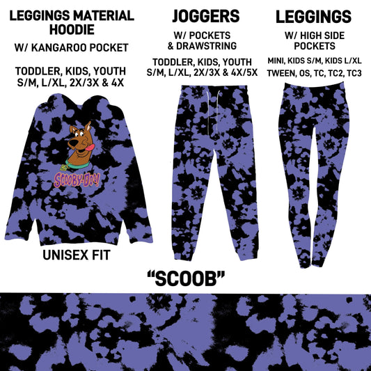 HD2S - Scoob Leggings Material Hoodie/Leggings/Full Joggers - Preorder ETA: Late Oct