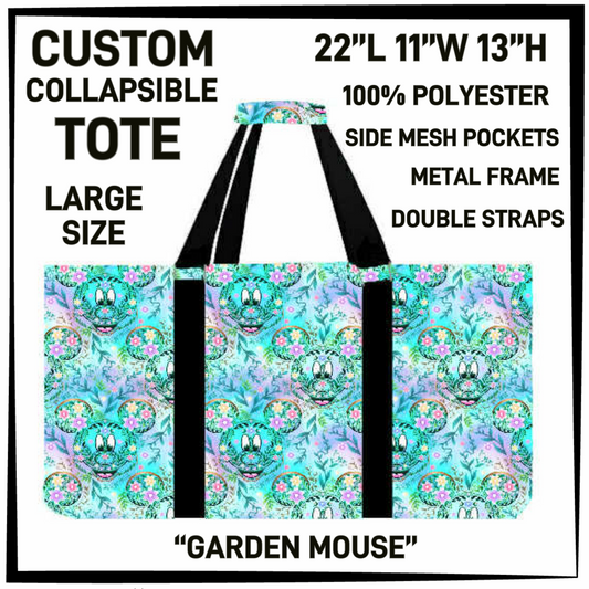 CT16 - Garden Mouse Collapsible Tote - Preorder Closing 1/13 ETA: Mid March